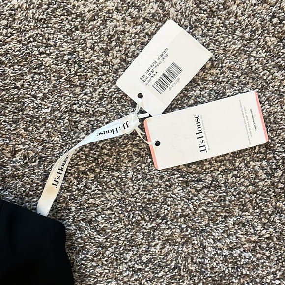 A-line High Neck Floor-Length Chiffon Lace Bridesmaid Dress - Picture 5 of 8